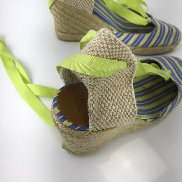 J.Crew made made in Spain lace up espadrilles 6. These are so cute and preppy! - Picture 7 of 8